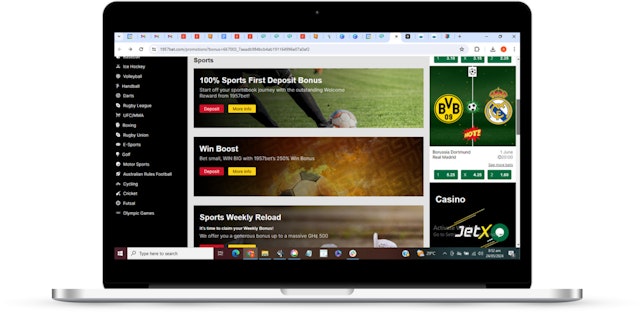 1957bet ghana welcome bonus