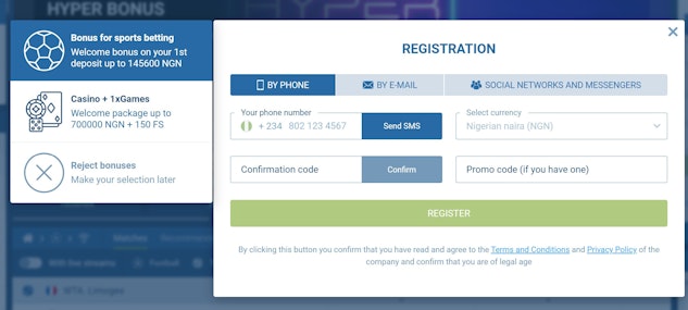 1 XBET REGISTRATION PROCESS