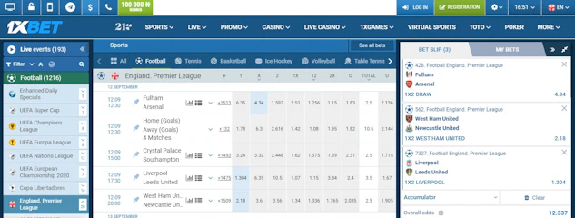 1x Bet Premier League