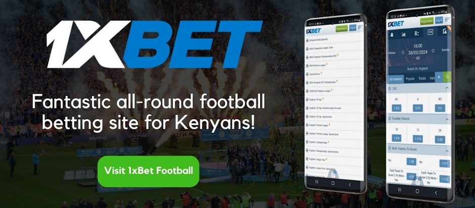 1xbet kenya football betting site