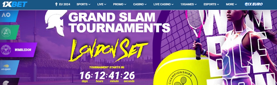 1xbet tennis