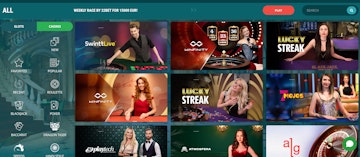 22 Bet Casino Screenshot