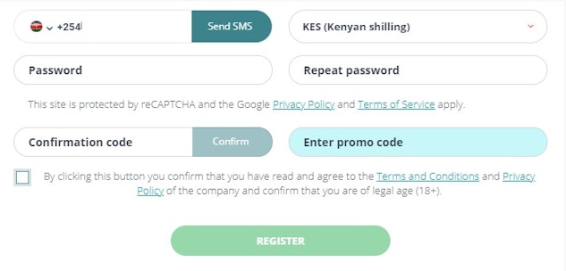 22 Bet Registration
