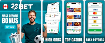 22 Bet app preview