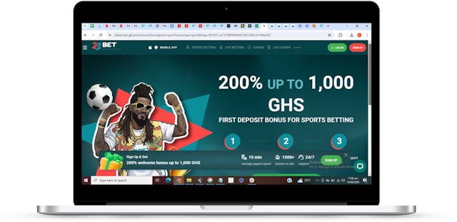 22bet foreign betting site