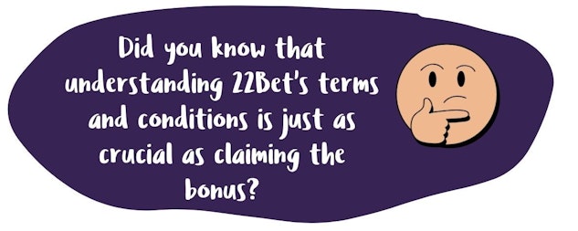 22bet terms and condition