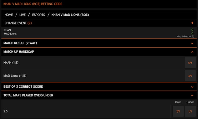 888 Sport Esports CSGO