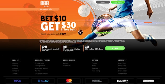 888sport NZ free bet bonus offer