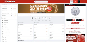 Bear Bet Australia Homepage Screenshot