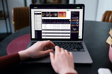 Bet coza homepage mockup