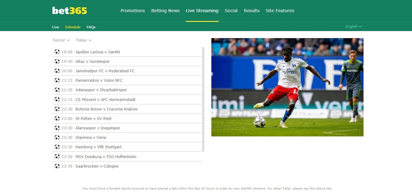 Bet365 Football Live Streaming