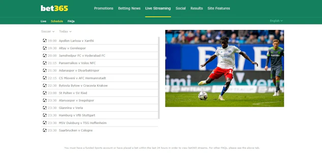 Bet365 Football Live Streaming