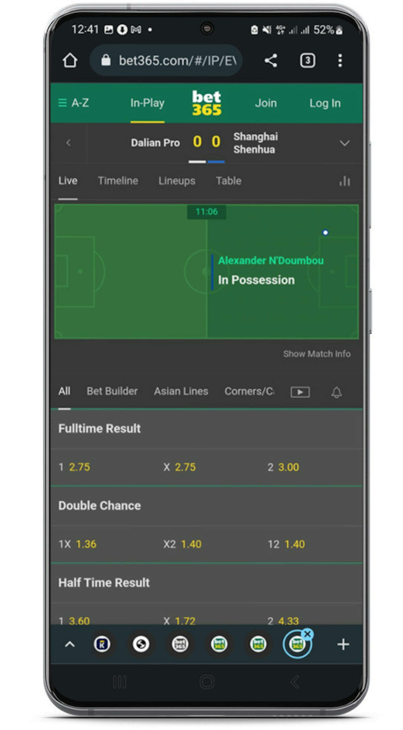 Bet365 Ghana Live Betting