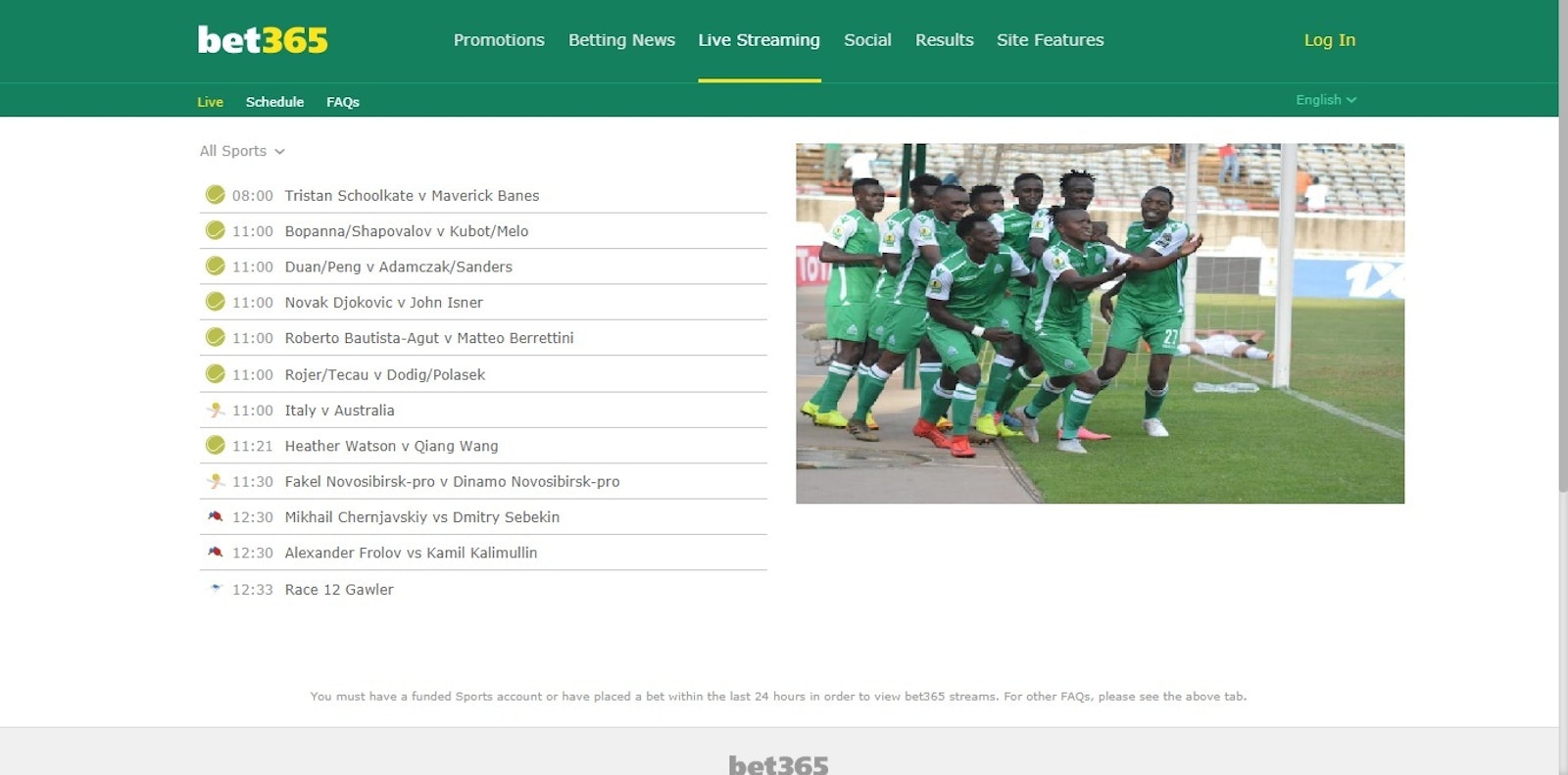 Bet365 Kenya Live Streaming