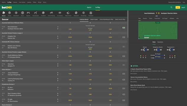 Bet365 NZ Live Betting