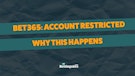 Bet365 account restricted