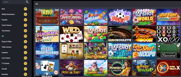 Bet9ja Casino Screenshot