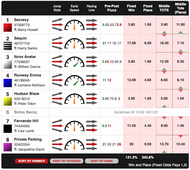 Bet Dogs Greyhound Betting Odds