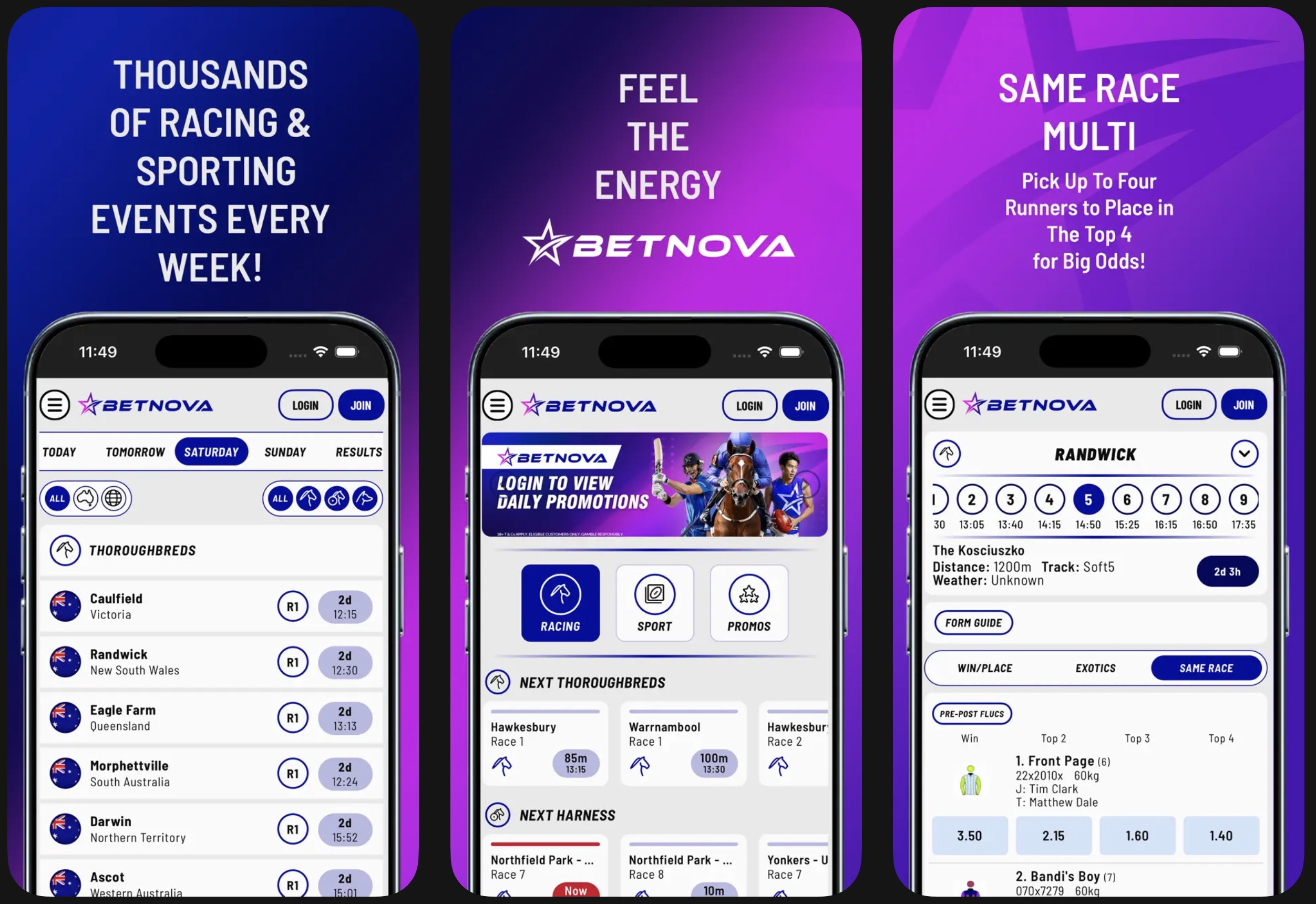 Bet Nova Australia App