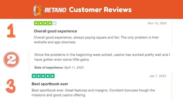 Betano customer review