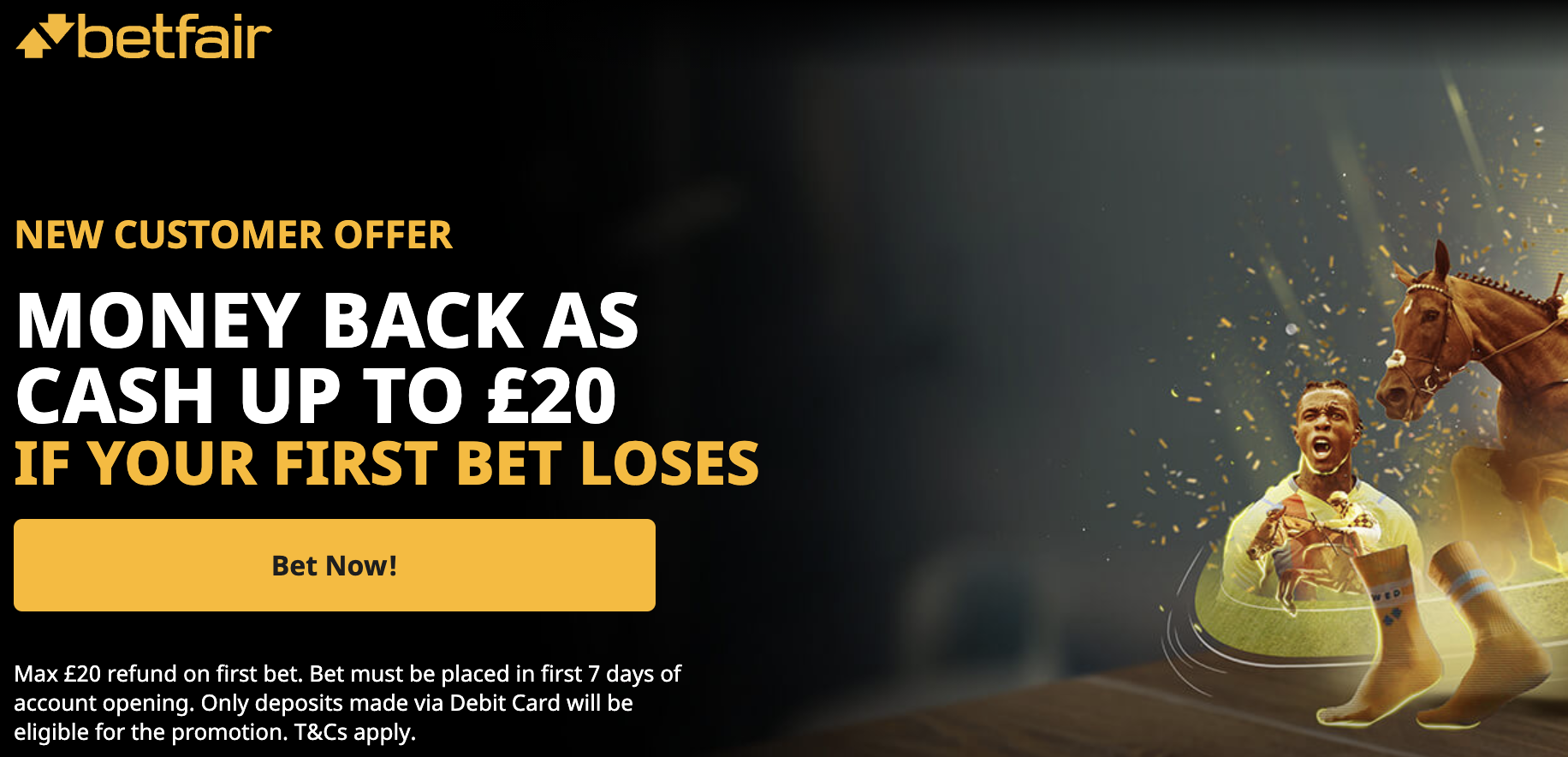 Betfair Money Back As Cash Offer