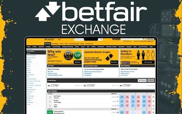 Betfair exchange graphic