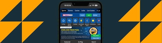 Betfred app banner