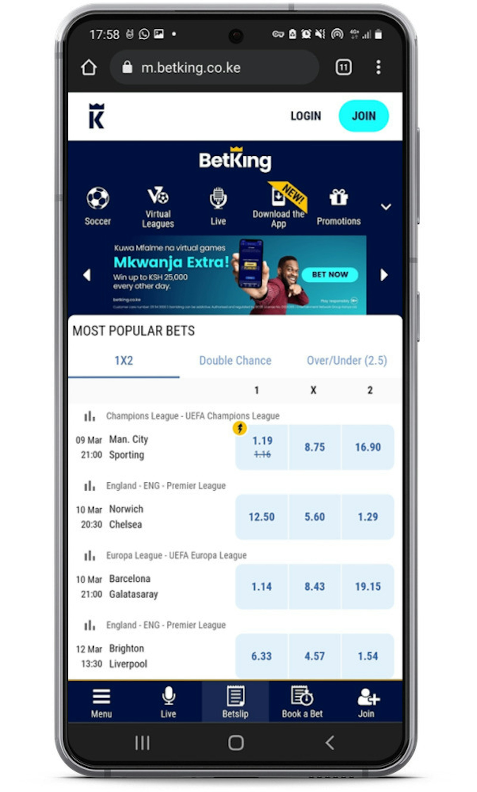 Betking Kenya Home