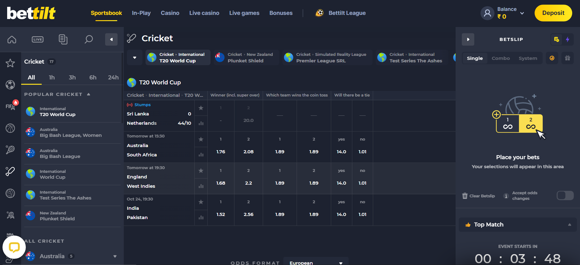 Bettilt Sportsbook