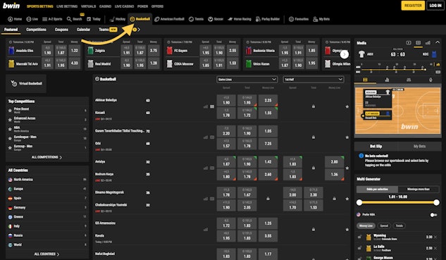 Bwin Basketball Betting