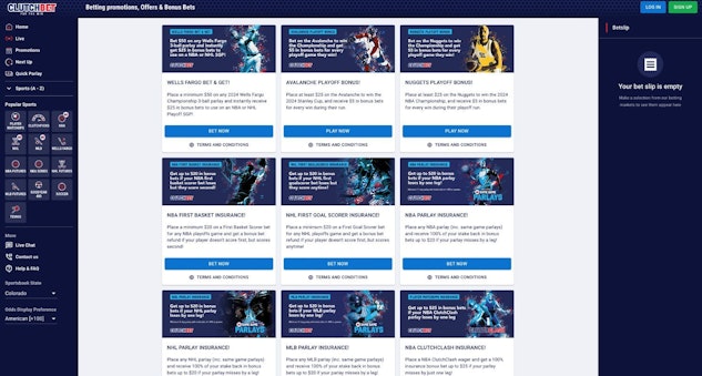 Clutch Bet Promos 2024