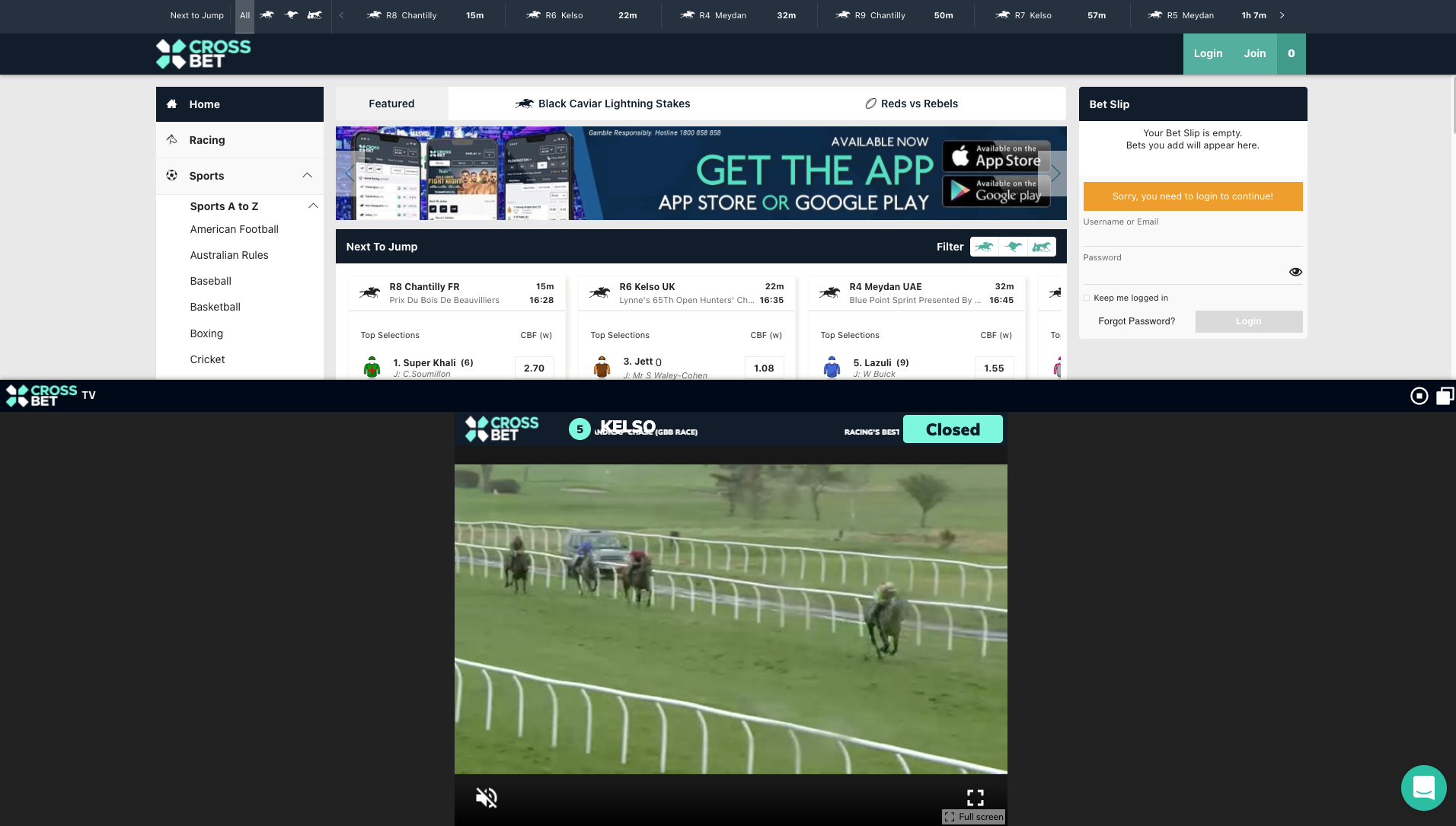 Crossbet TV