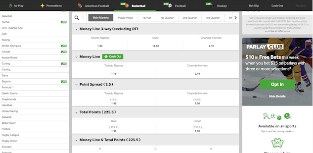 NBA Betting Betway