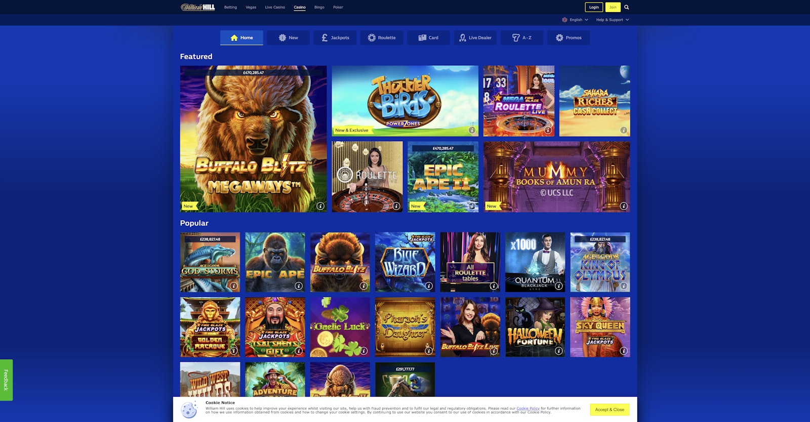 William Hill Casino CA