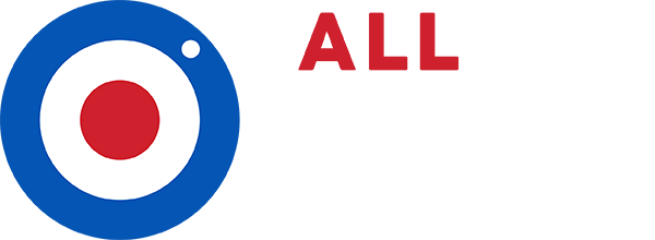 All british sports logo white