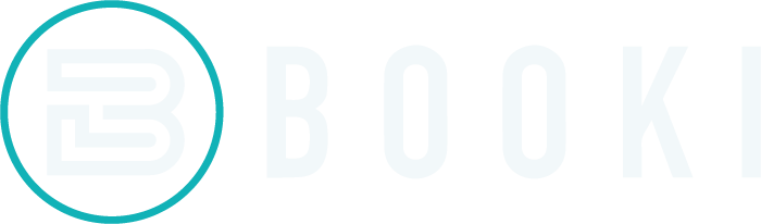 Booki logo white
