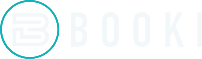 Booki logo white