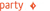 Partypoker logo white