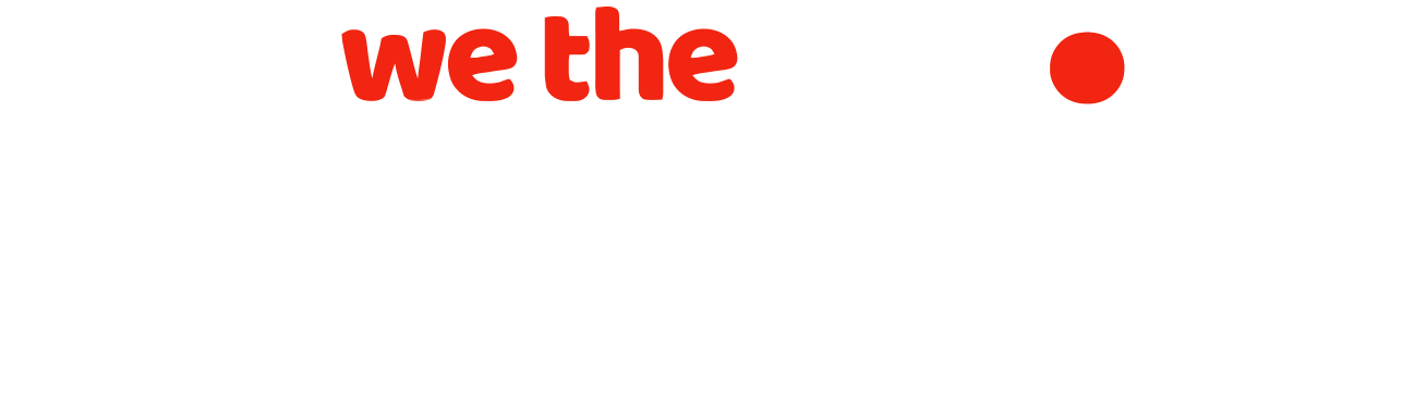We the bookie logo white