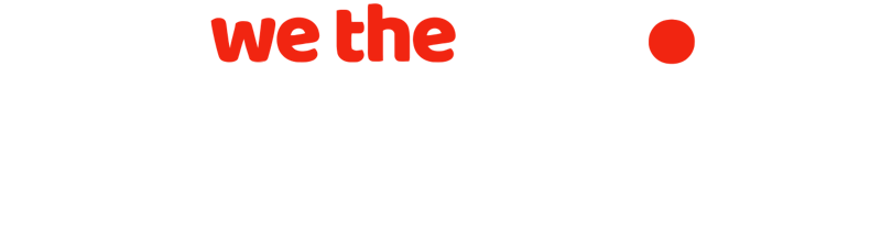 We the bookie logo white
