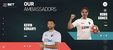22bet ambassadors