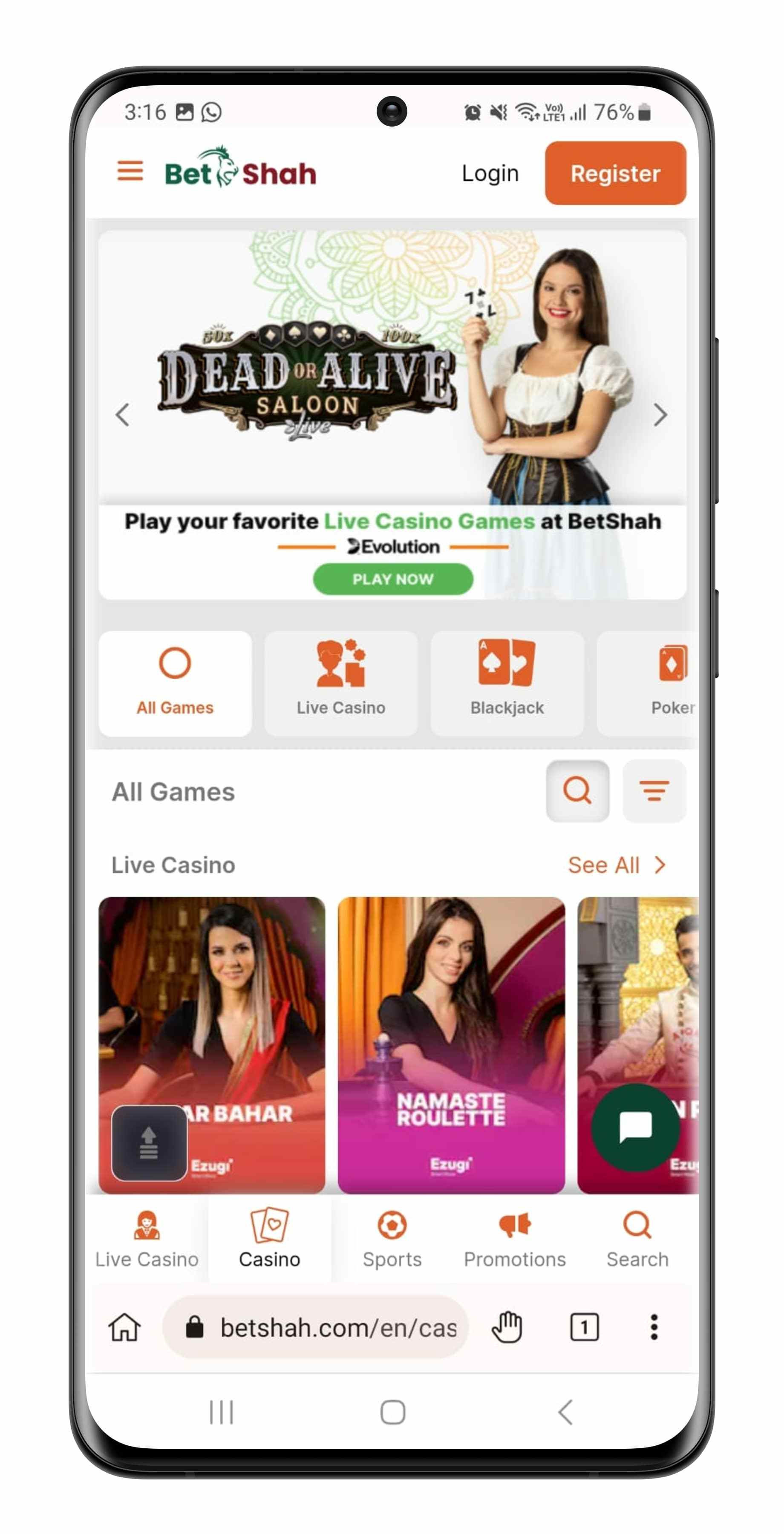 Bet Shah Casino