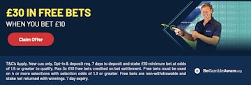 Bet UK sign up offer 30 in free bets new banner