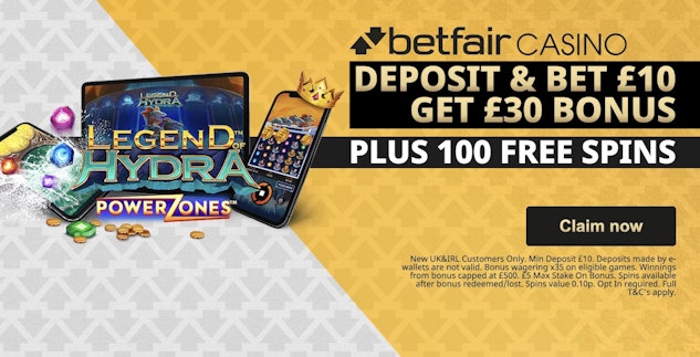 Betfair casino sign up offer may 2022