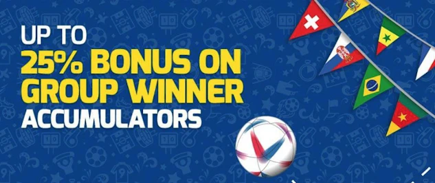 Betfred group winner acca bonus world cup offer banner