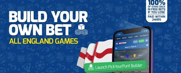 Betfred pick your punt england world cup offer banner