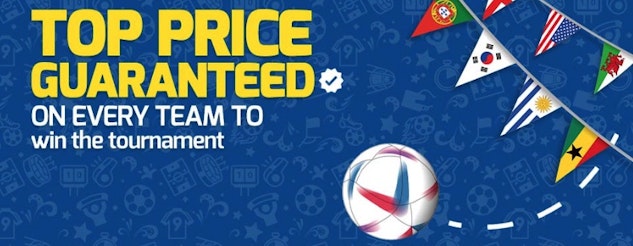 Betfred top price guaranteed world cup offer banner
