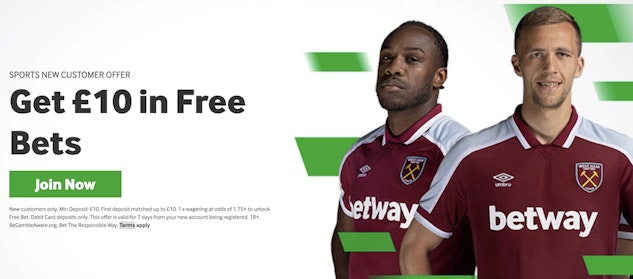 Betway New Customer Offer Jan 2022
