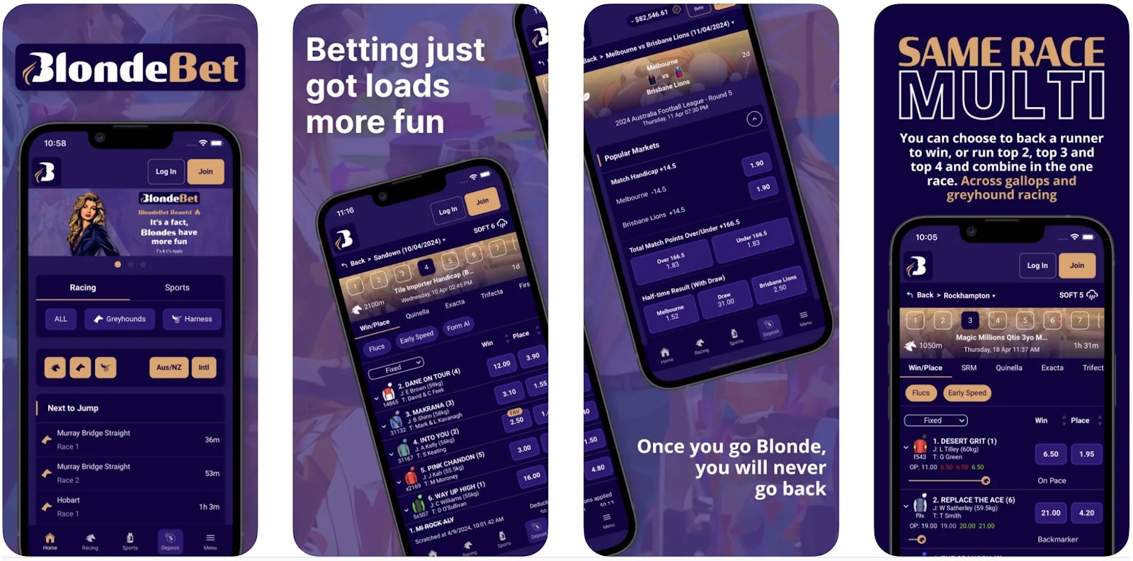 Blonde Bet Australia App