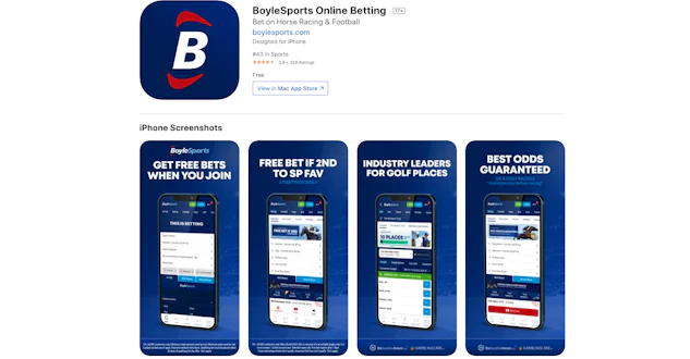 Boyle Sports App Store